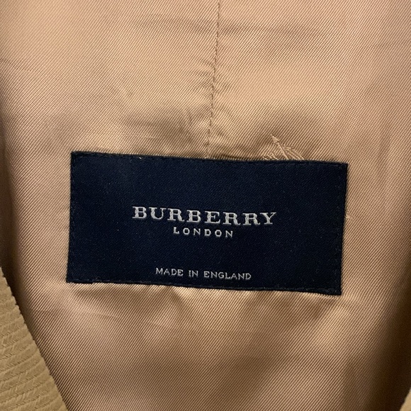 Burberry Men’s Double Breasted Pea Coat, Tan XL - Picture 3 of 11